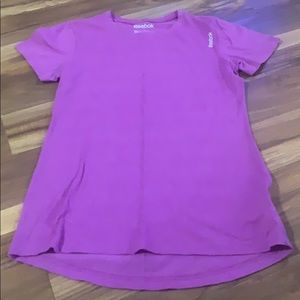 Purple reebok t-shirt and tank top
